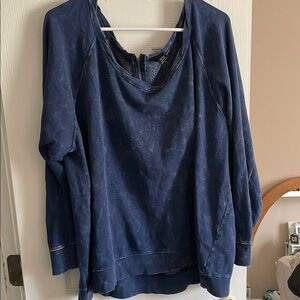 TORRID Blue Long Sleeve Top